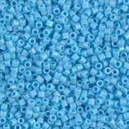 Miyuki delica beads 10/0 - Matted opaque sky blue ab DBM-879